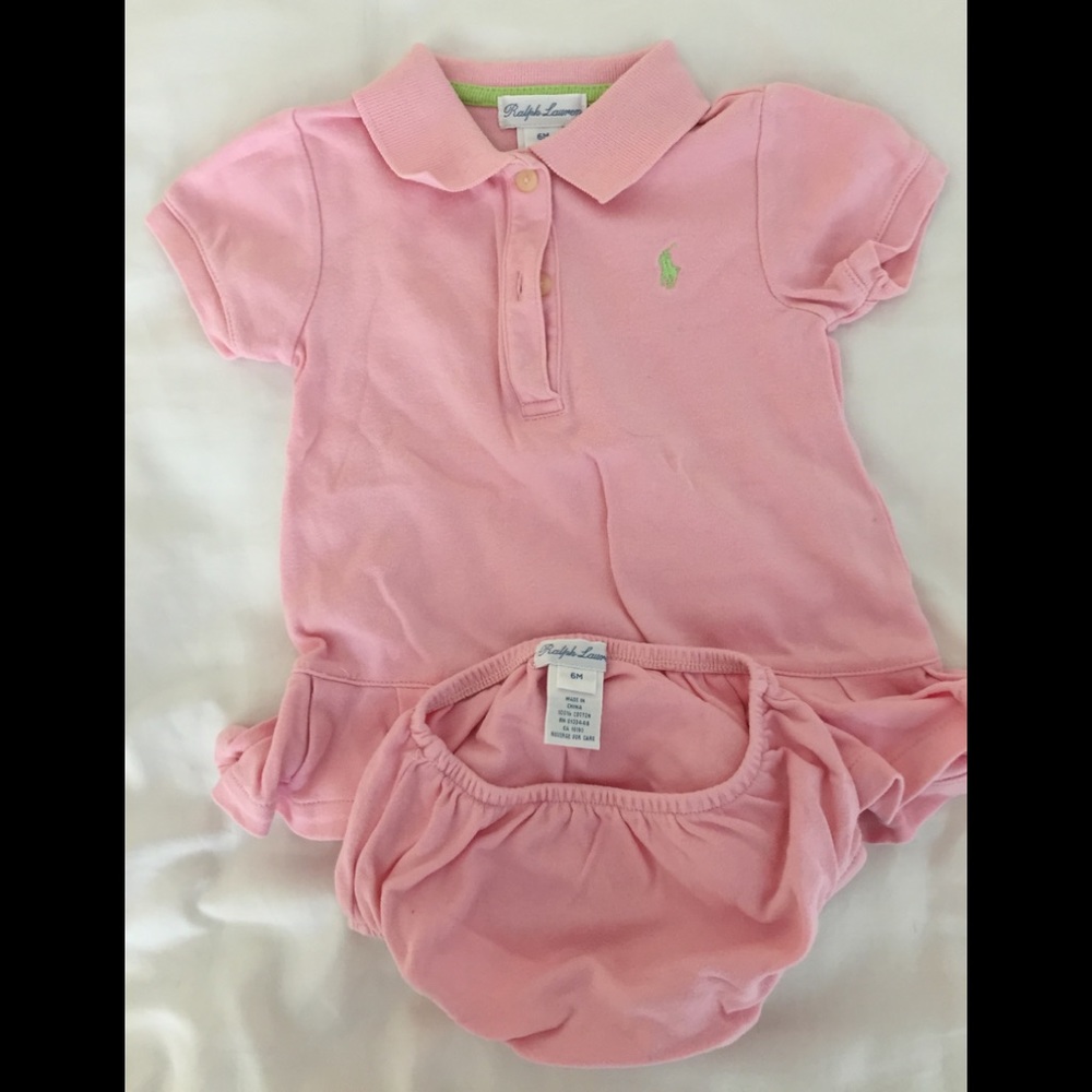 Girls Ralph Lauren dress and bloomers